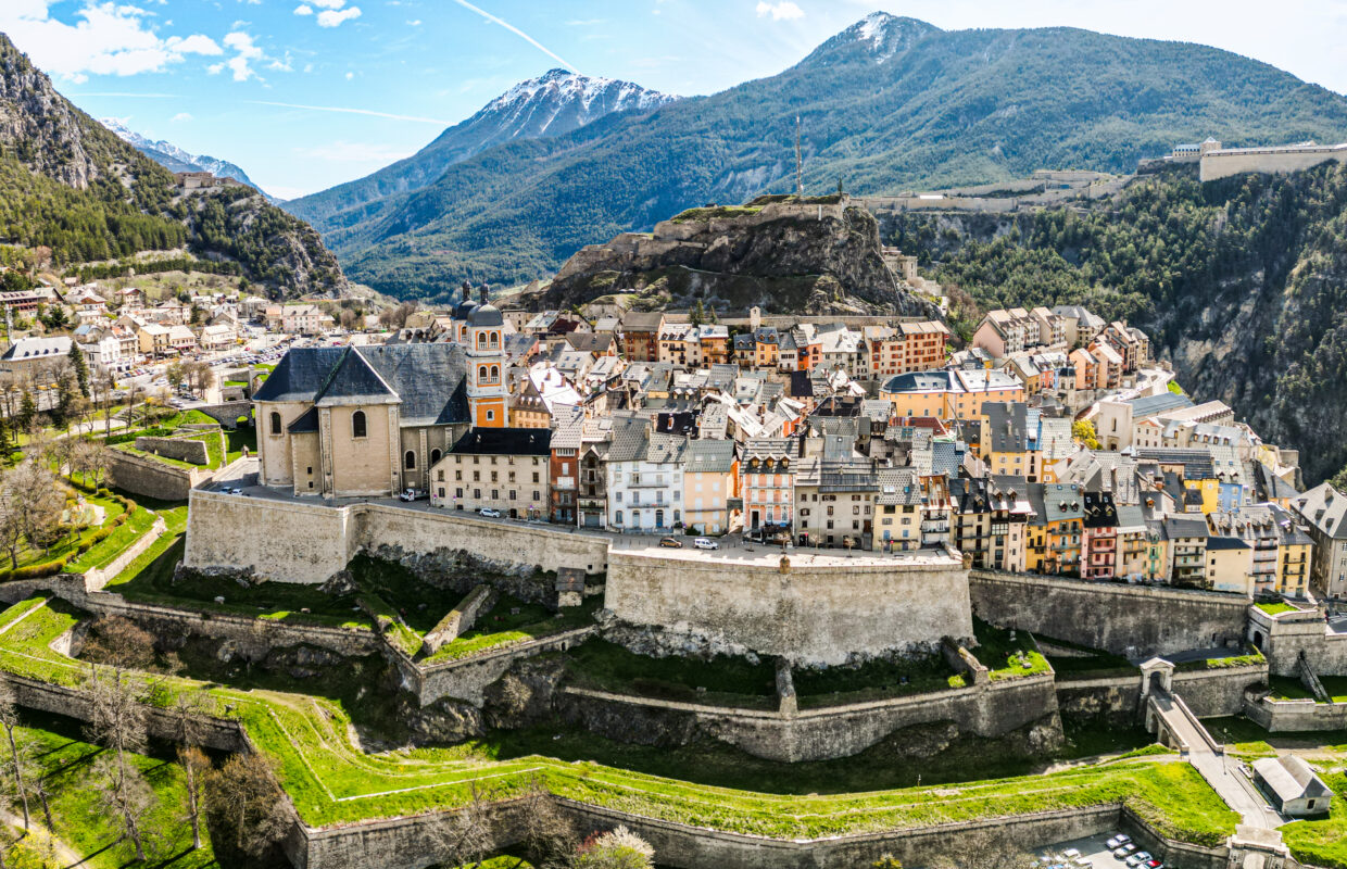 Briançon, fortified city of the Briançonnais region, protected by Vauban's ramparts
