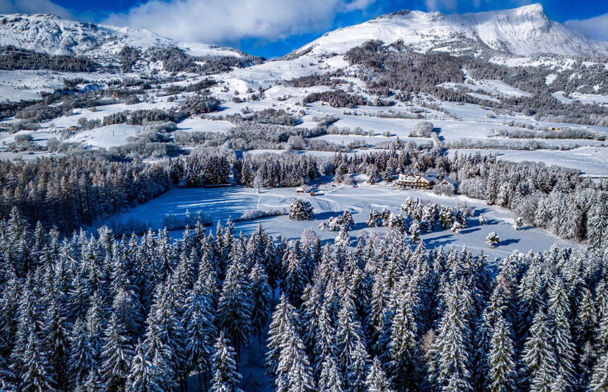 Gap Bayard golf course in its white coat