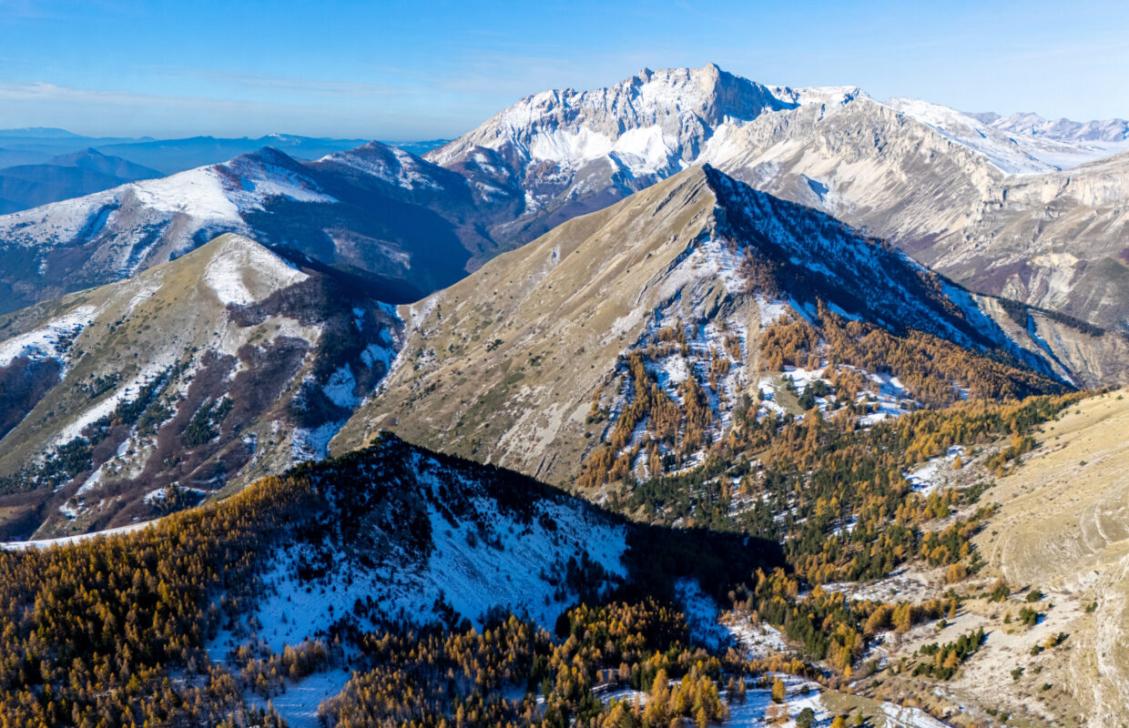 Prise de vue aérienne depuis le Pic de Gleize